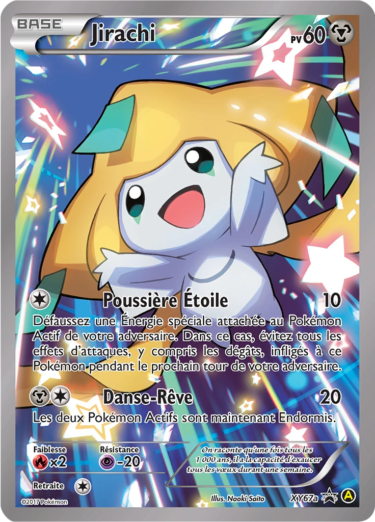 Carte Pokémon Jirachi de l'extension Promo XY