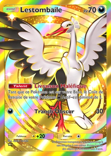 Carte Pokémon Lestombaile de l'extension Aura Palpitante