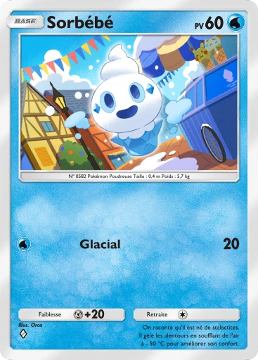 Carte Pokémon Sorbébé de l'extension Parade Onirique