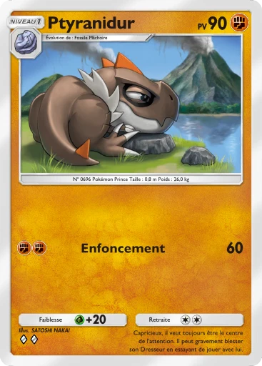 Carte Pokémon Ptyranidur de l'extension Parade Onirique