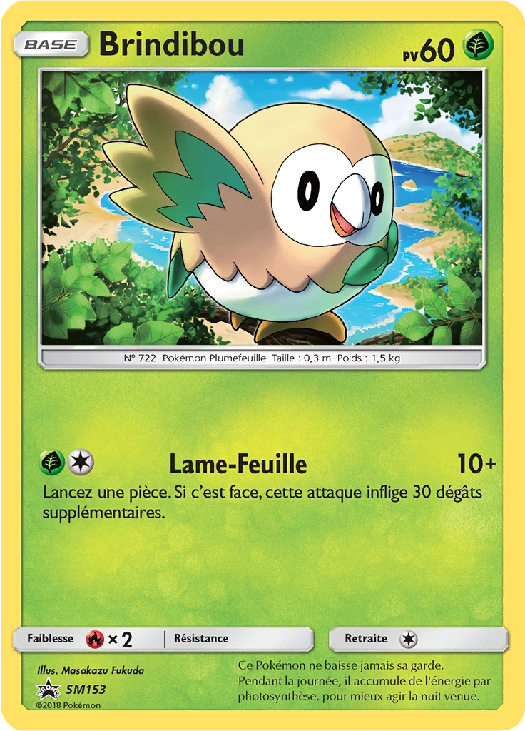 Carte Pokémon Brindibou de l'extension Promo SM