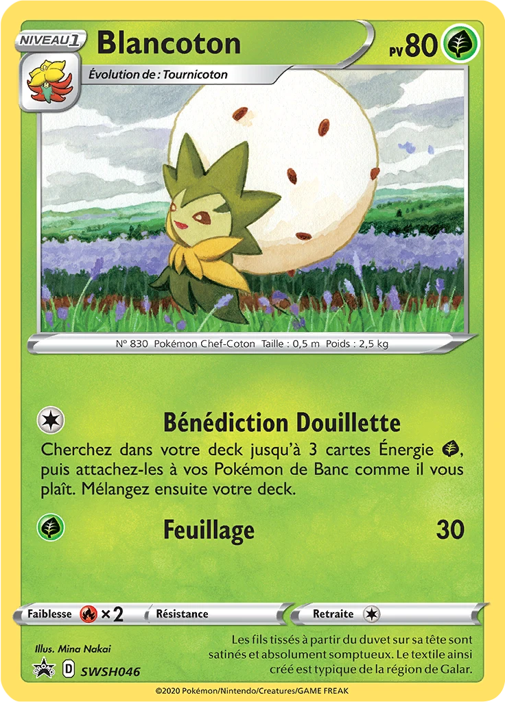 Carte Pokémon Blancoton de l'extension Promo SWSH