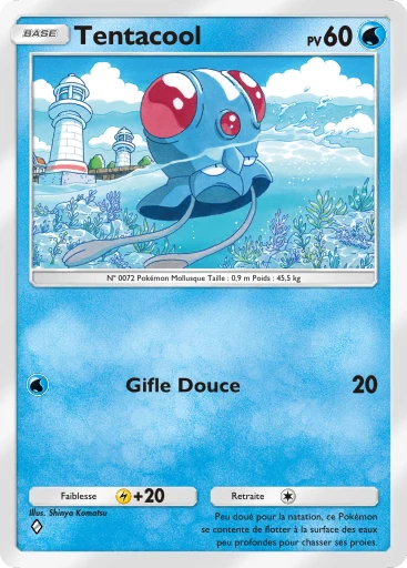 Carte Pokémon Tentacool de l'extension Puissance Génétique