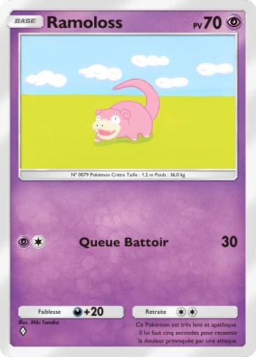 Carte Pokémon Ramoloss de l'extension Puissance Génétique
