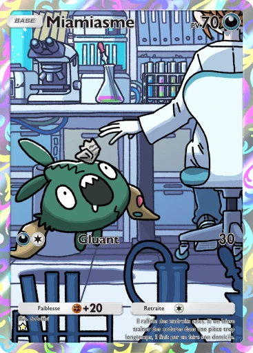 Carte Pokémon Miamiasme de l'extension Embrasement Écarlate