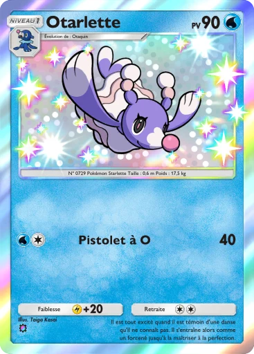 Carte Pokémon Otarlette de l'extension Méga-Ascension