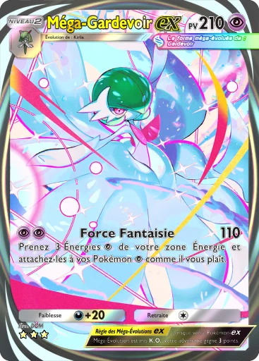 Carte Pokémon Méga-Gardevoir-ex de l'extension Parade Onirique