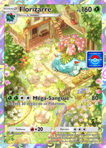 Carte Pokémon Florizarre de l'extension Promo-A