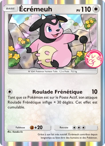 Carte Pokémon Écrémeuh de l'extension Promo-A