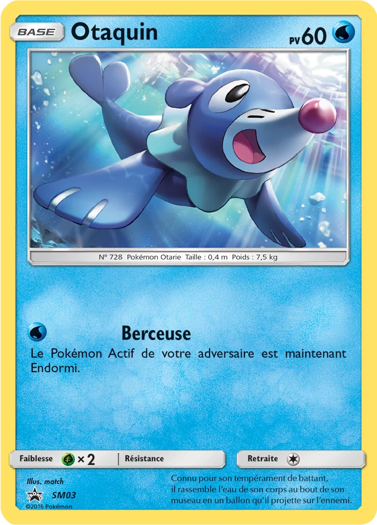 Carte Pokémon Otaquin de l'extension Promo SM