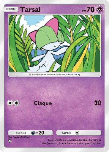 Carte Pokémon Tarsal de l'extension Aura Palpitante