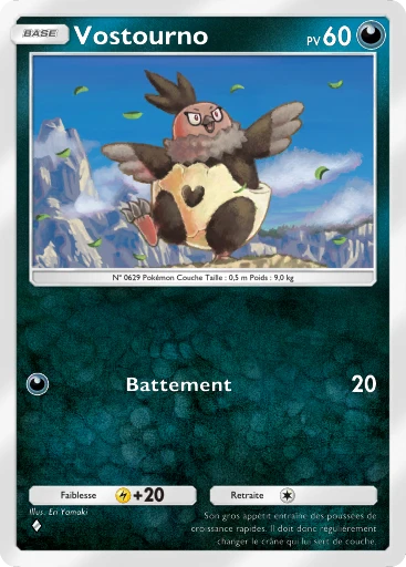 Carte Pokémon Vostourno de l'extension Aura Palpitante