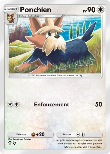 Carte Pokémon Ponchien de l'extension Aura Palpitante
