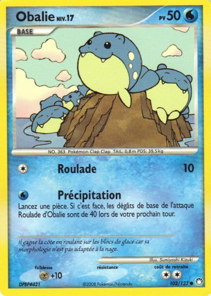 Carte Pokémon Obalie de l'extension Trésors Mystérieux