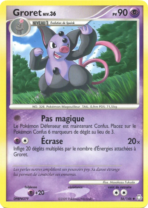 Carte Pokémon Groret de l'extension Éveil des Légendes