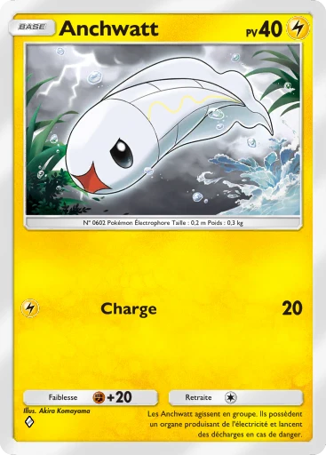 Carte Pokémon Anchwatt de l'extension Domination Céleste