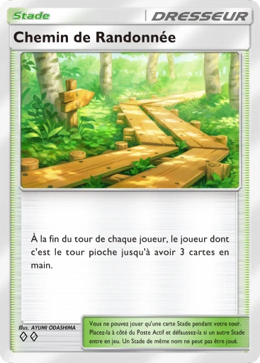 Carte Pokémon Chemin de Randonnée de l'extension Méga-Rayonnement