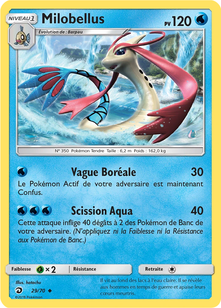 Carte Pokémon Milobellus de l'extension Majesté Des Dragons