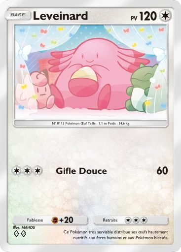 Carte Pokémon Leveinard de l'extension Puissance Génétique