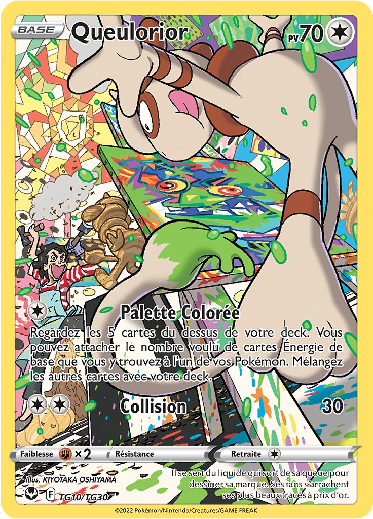 Carte Pokémon Queulorior de l'extension Tempête Argentée
