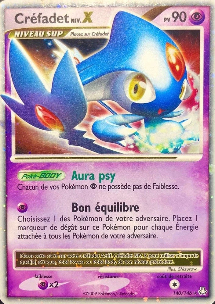 Carte Pokémon Créfadet de l'extension Éveil des Légendes