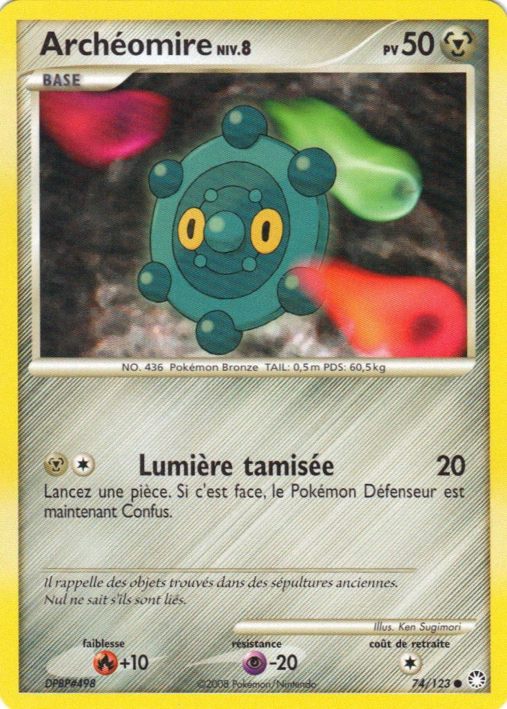 Carte Pokémon Archéomire de l'extension Trésors Mystérieux