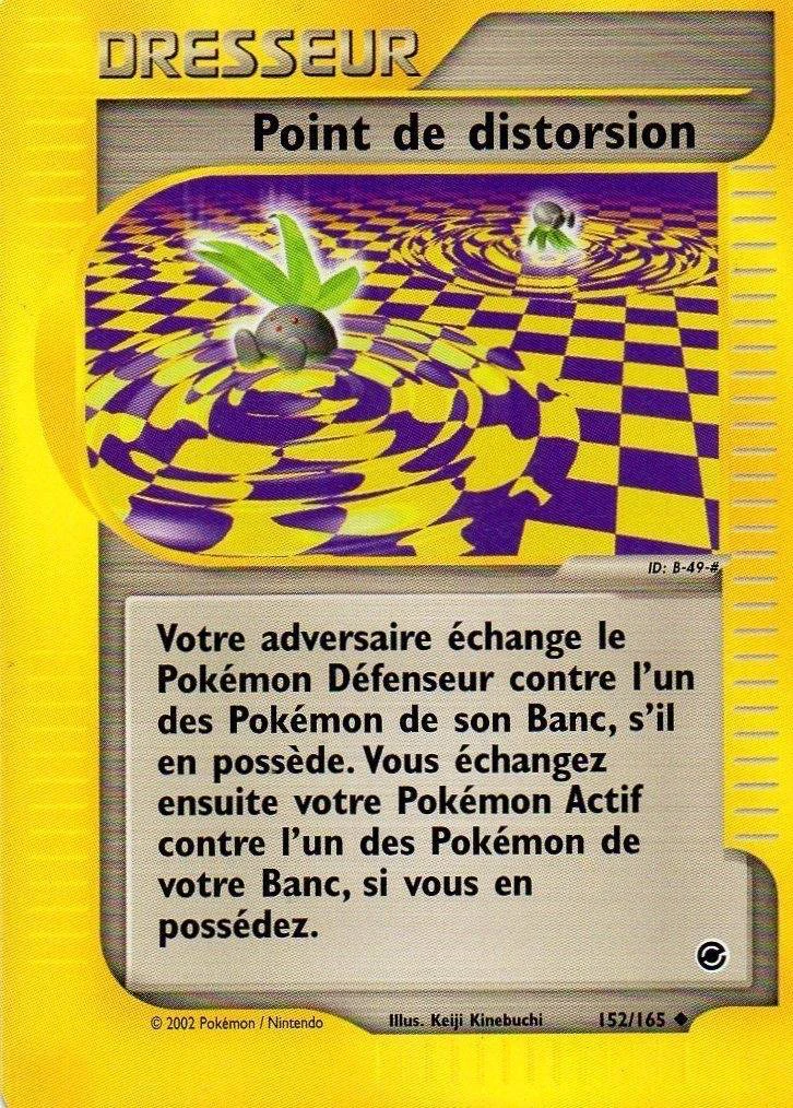 Carte Pokémon Point de distorsion de l'extension Expedition