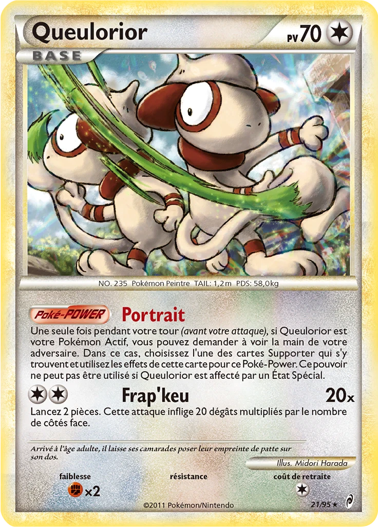 Carte Pokémon Queulorior de l'extension L'appel des Légendes