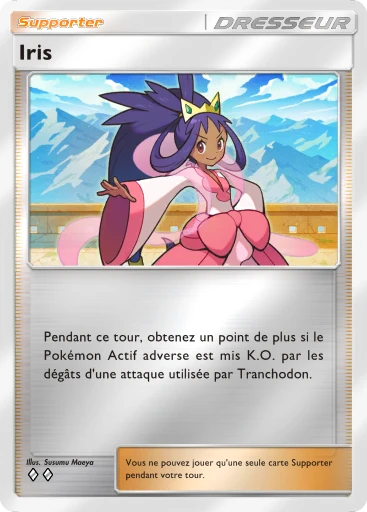 Carte Pokémon Iris de l'extension Booster de Luxe Méga