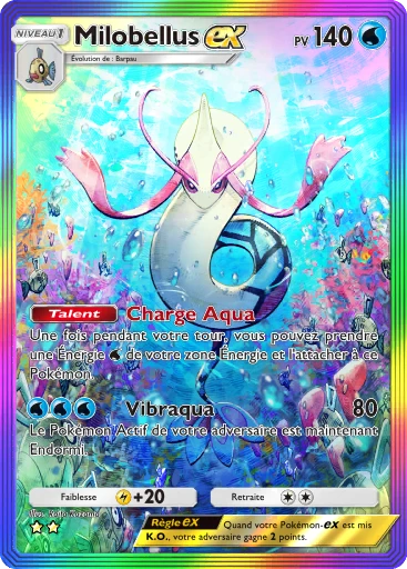 Carte Pokémon Milobellus-ex de l'extension Jours Heureux