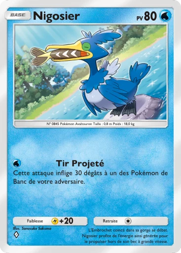 Carte Pokémon Nigosier de l'extension Parade Onirique