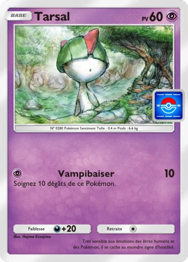 Carte Pokémon Tarsal de l'extension Promo-B