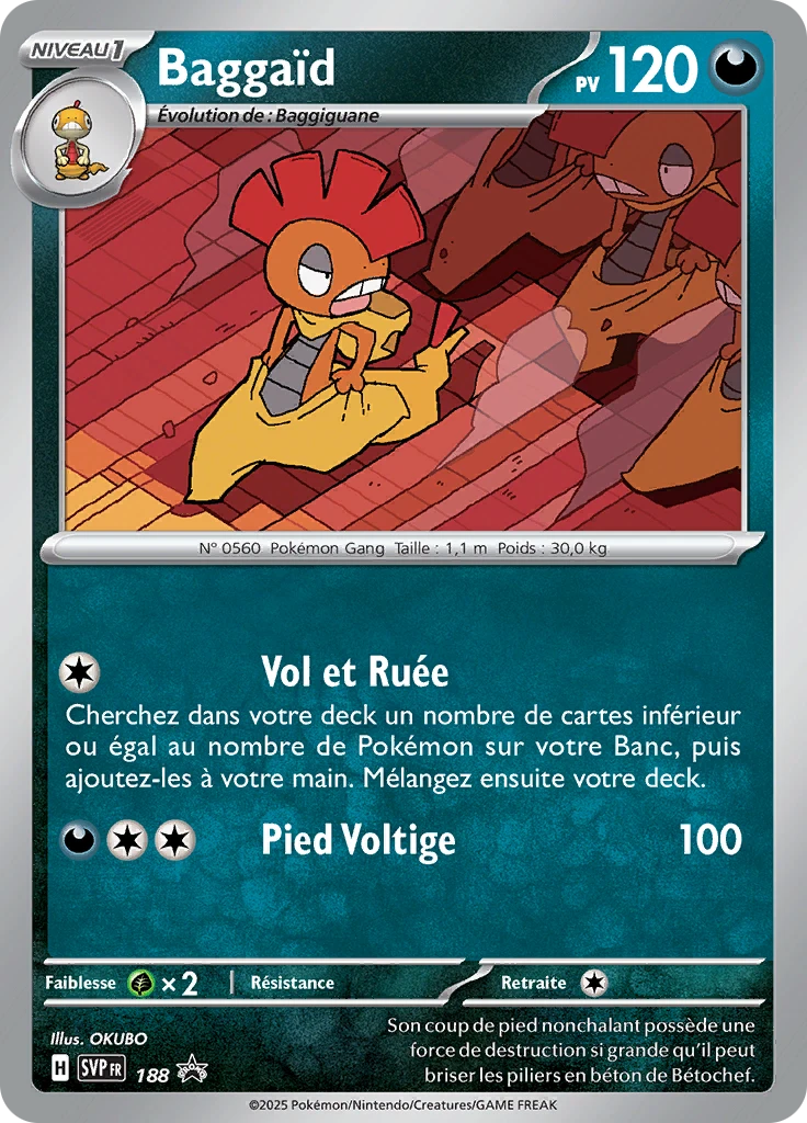 Carte Pokémon Baggaïd de l'extension SVP Black Star Promos