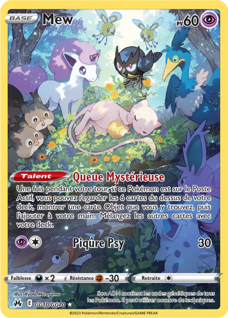 Carte Pokémon Mew de l'extension Zénith Suprême