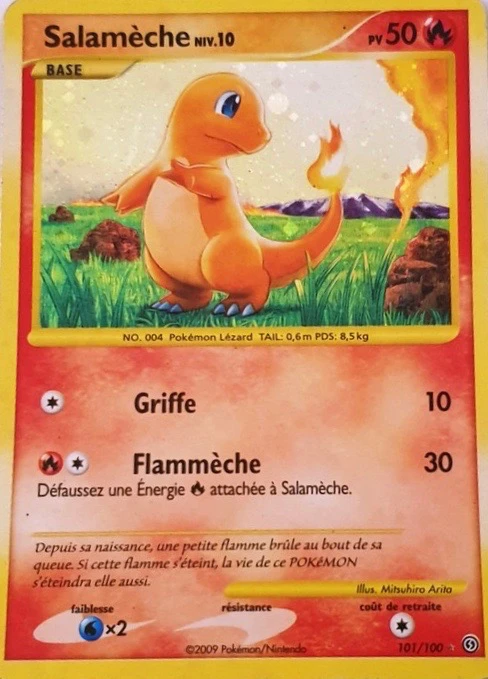 Carte Pokémon Salamèche de l'extension Tempête