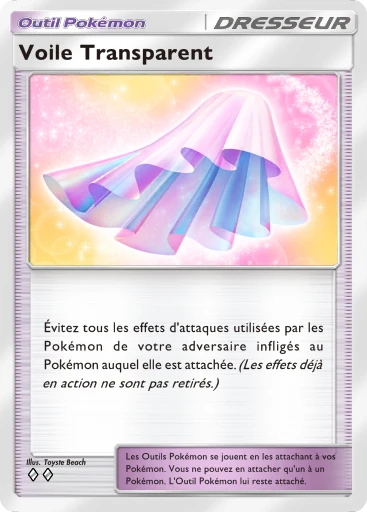 Carte Pokémon Voile Transparent de l'extension Domination Céleste