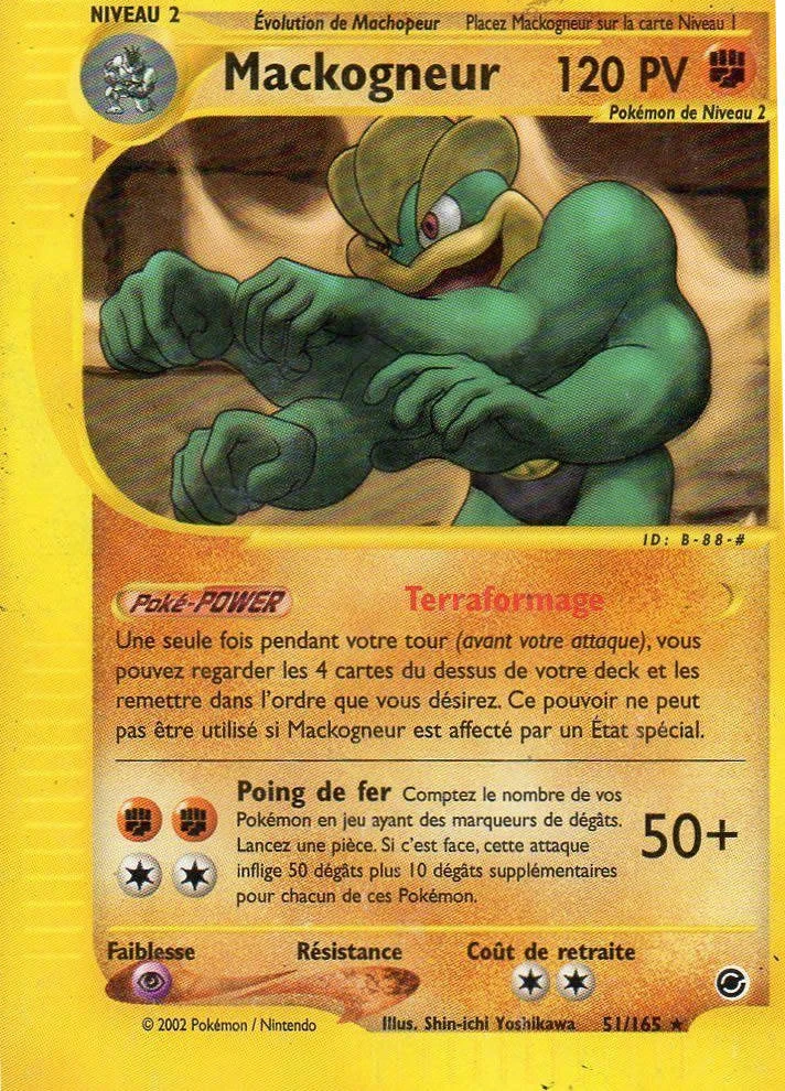 Carte Pokémon Mackogneur de l'extension Expedition