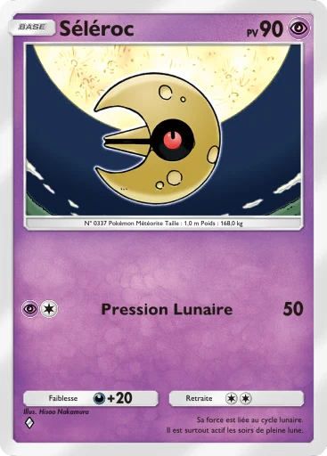 Carte Pokémon Séléroc de l'extension Gardiens Astraux