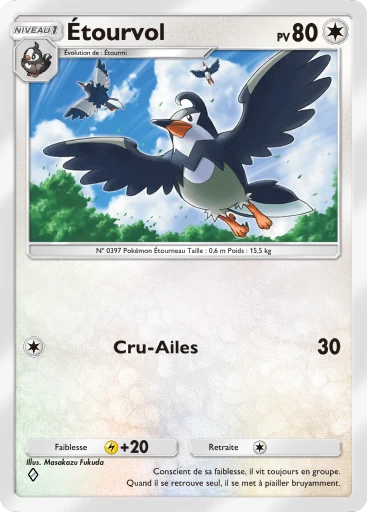 Carte Pokémon Étourvol de l'extension Lumière Triomphale