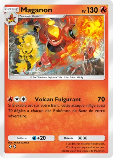 Carte Pokémon Maganon de l'extension Méga-Rayonnement