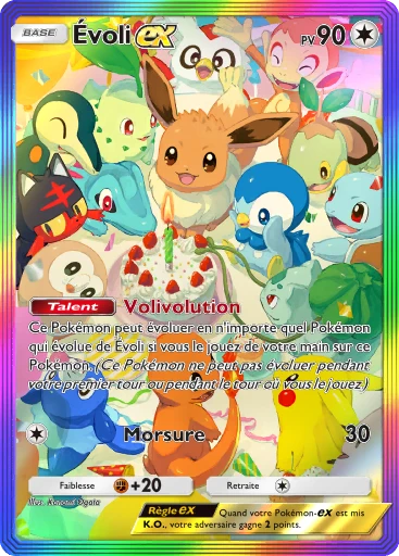 Carte Pokémon Évoli-ex de l'extension Promo-A