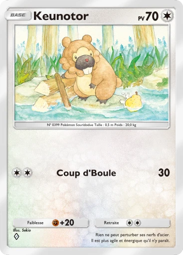 Carte Pokémon Keunotor de l'extension Réjouissances Rayonnantes