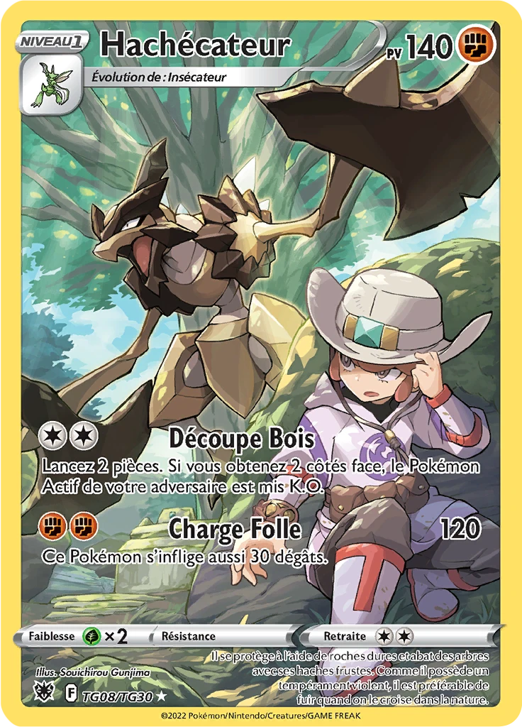 Carte Pokémon Hachécateur de l'extension Astres Radieux