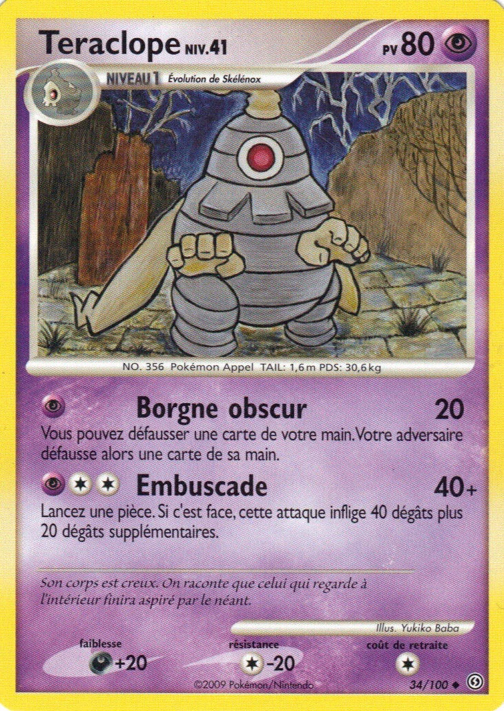 Carte Pokémon Téraclope de l'extension Tempête