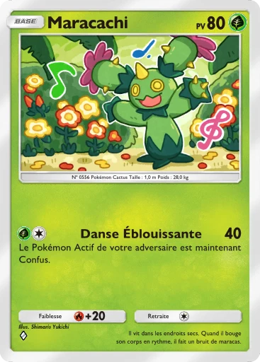 Carte Pokémon Maracachi de l'extension Méga-Ascension