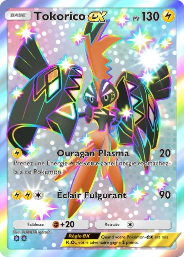 Carte Pokémon Tokorico-ex de l'extension Méga-Ascension