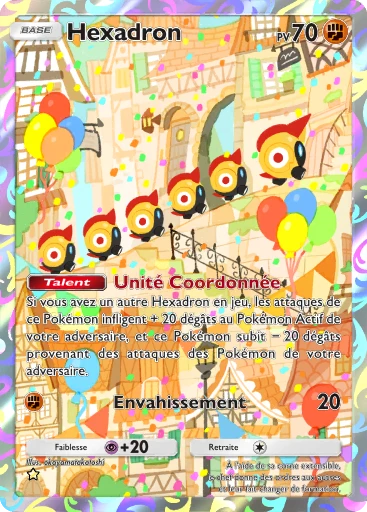 Carte Pokémon Hexadron de l'extension Parade Onirique