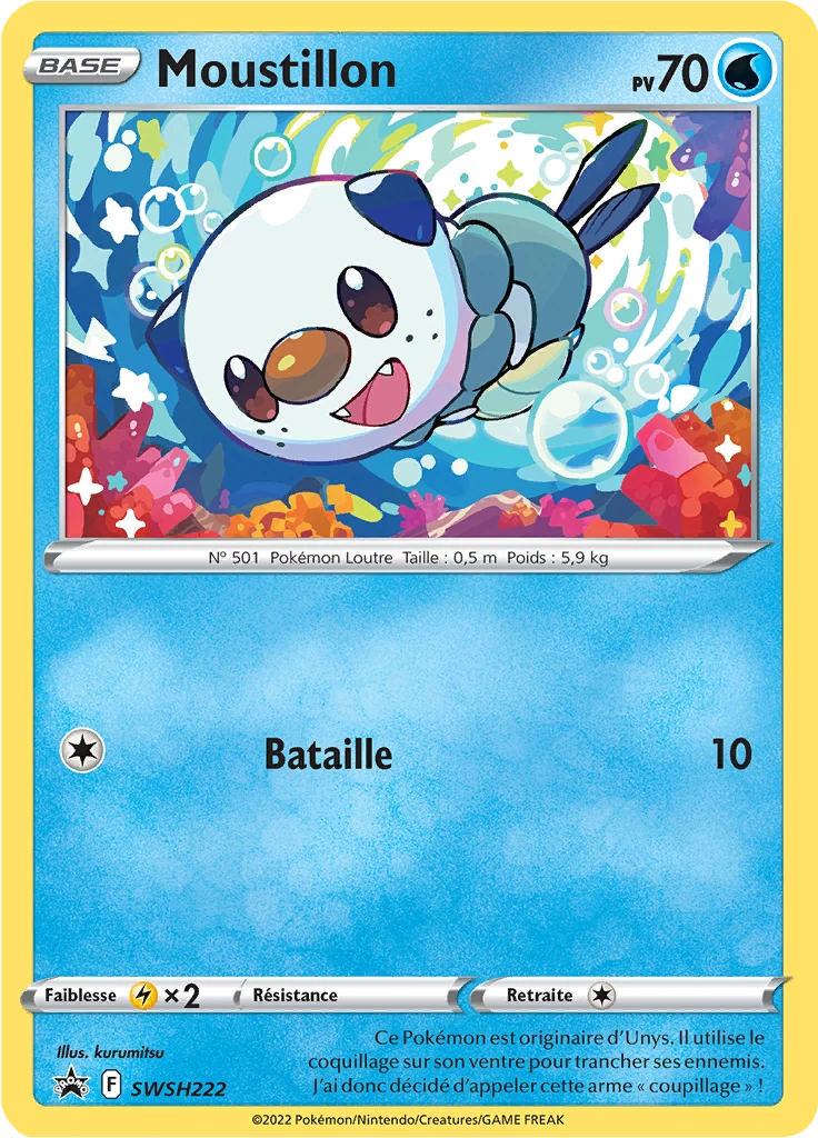 Carte Pokémon Moustillon de l'extension Promo SWSH