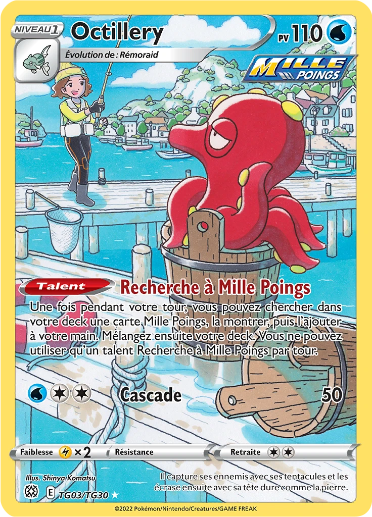 Carte Pokémon Octillery de l'extension Stars Étincelantes