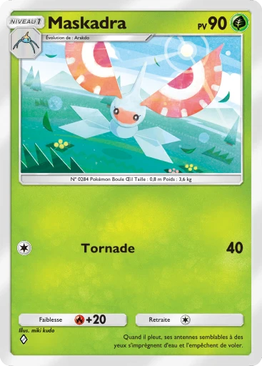 Carte Pokémon Maskadra de l'extension Aura Palpitante
